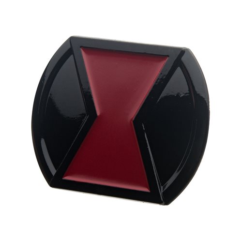 Black Widow Belt Buckle Logo Pin