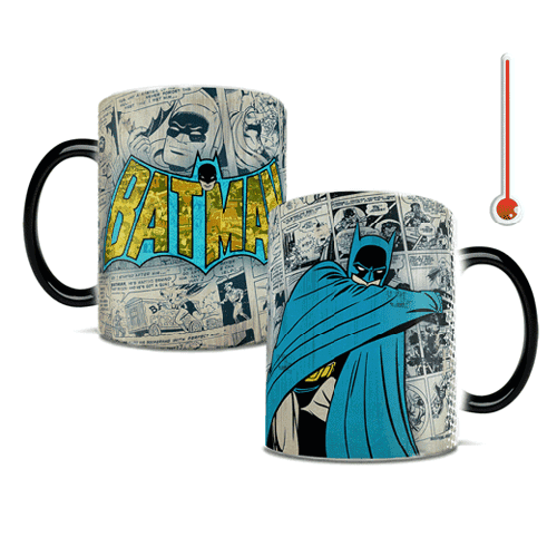 DC Comics Originals Batman Retro Logo Heat-Sensitive Morphing Mug
