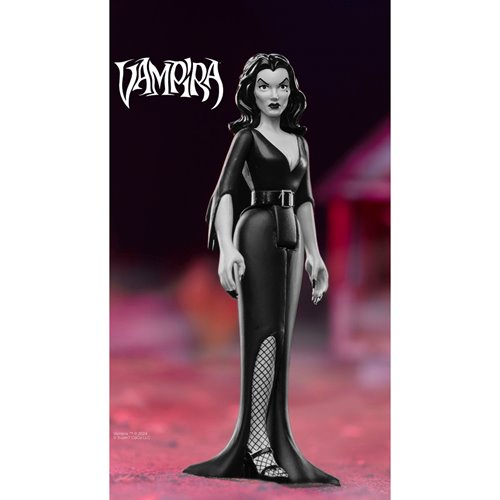 Vampira (Plan 9 Grayscale) 3 3/4-Inch ReAction Figure
