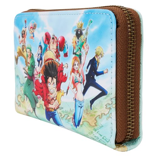 One Piece Luffy Gang Zip-Around Wallet