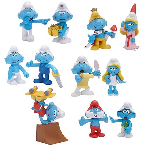 Smurfs Classic Figure Packs Assortment Case