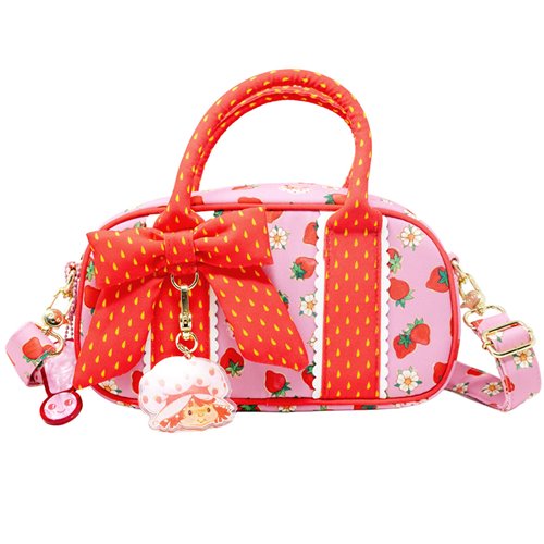 Strawberry Shortcake Duffelette Crossbody Bag with Acrylic Charm