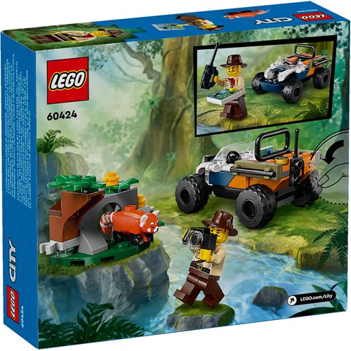 LEGO City 60424 Jungle Explorer ATV Red Panda Mission
