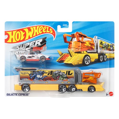 Hot Wheels Super Hauling Rig and Car 2026 Mix 5 Case of 6