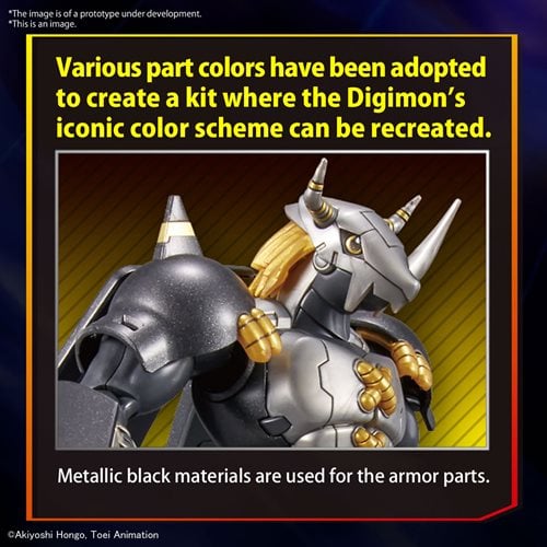 Digimon Adventure 02 Black WarGreymon Figure-Rise Standard Model Kit