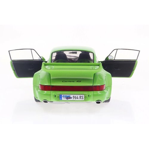 1990 Porsche 911 964 Carrera RS 3.8 Green Metallic 1:18 Scale Die-Cast Metal Vehicle