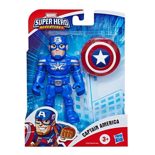 Marvel Super Hero Adventures Captain America Action Figure