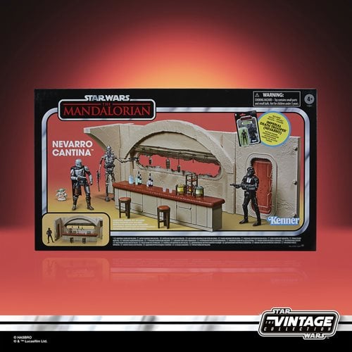 Star Wars The Vintage Collection Nevarro Cantina Playset with Imperial Death Trooper Action Figure