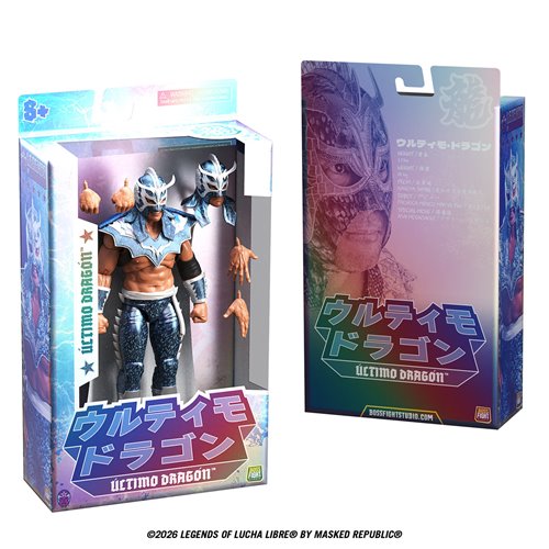 Legends of Lucha Libre Ultimo Dragon Holographic Deco 6-Inch Action Figure