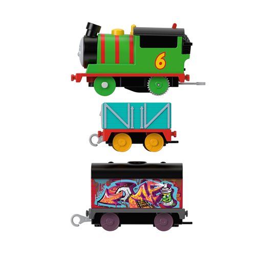Thomas and Friends Graffiti Percy Motorized Engine Vehicle
