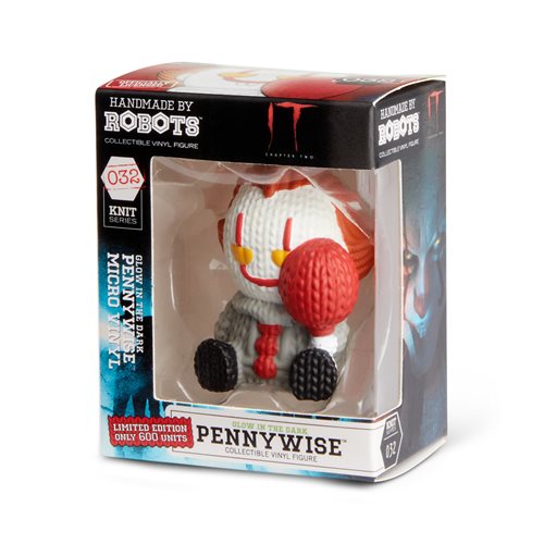 IT Pennywise Glow-in-the-Dark Handmade by Robots Micro Vinyl Figure