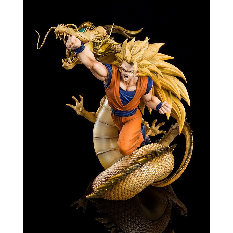 Action figure Goku Super Saiyan 3 sculpture 18 cm DRAGON BALL Z