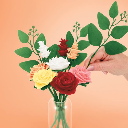 Blooms by Play-Doh Rosy Petite Flower Bouquet Making Kit