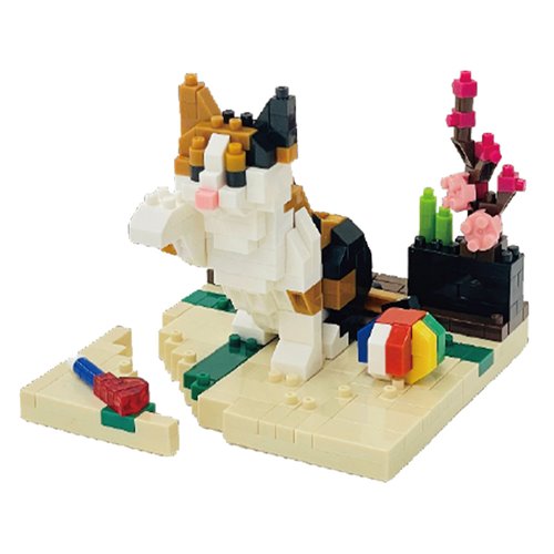 Cat Breed Calico Cat Version 2 Nanoblock Collection Series Constructible Figure