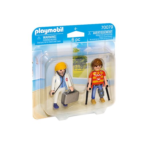 Playmobil 70079 Duo Packs Doctor and Patient Action Figures