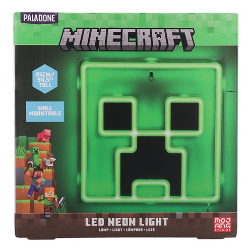 Minecraft Creeper Wall Mountable LED Neon Light