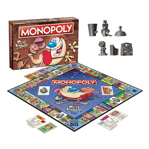 Ren and Stimpy Monopoly Game