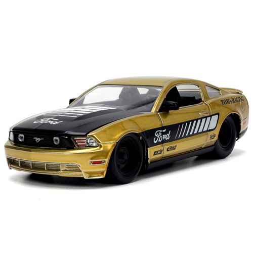 Bigtime Muscle 2010 Ford Mustang GT Tom's Racing 1:24 Scale Die-Cast Metal Vehicle