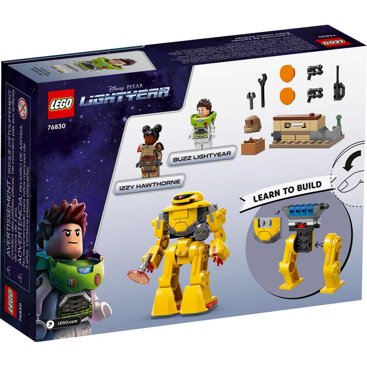 Pixar\'s Disney LEGO Chase Lightyear Zyclops and 76830