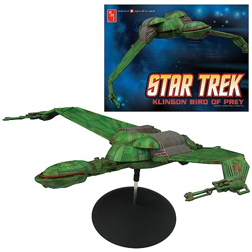 Klingon Bird-of-Prey - Star Trek Metall Raumschiff Modell Diecast neu 2150s 