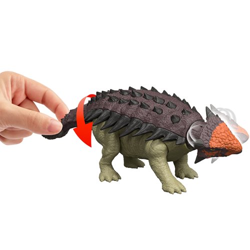 Jurassic World Wild Roar Ankylosaurus Action Figure
