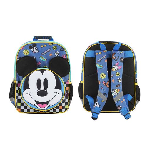 Mickey Mouse Checkered Youth Backpack