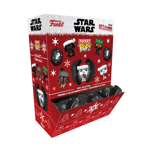 Star Wars Coal Funko Pocket Pop! Mini-Figure Display Case of 12