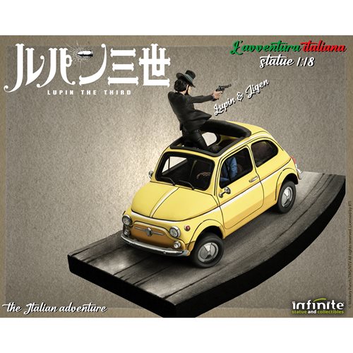 Lupin the 3rd The Italian Adventure Lupin and Jigen 1:18 Scale Statue