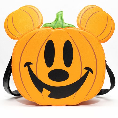 Mickey Mouse Jack-O-Lantern Mickey Crossbody Purse - Entertainment Earth Exclusive