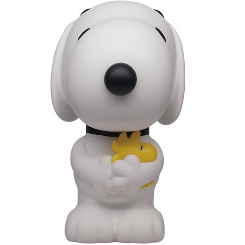 Peanuts Snoopy Holding Woodstock PVC Figural Bank
