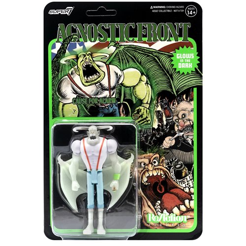 Agnostic Front Eliminator Glow in the Dark 3 3/4-Inch ReAction Figure