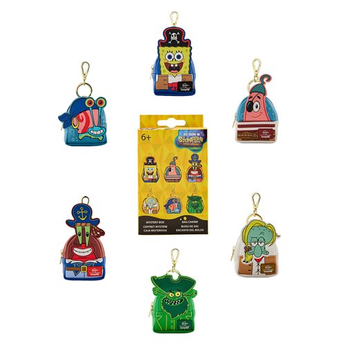 Spongebob Squarepants Mini-Backpack Mystery Bag Charm Case of 15