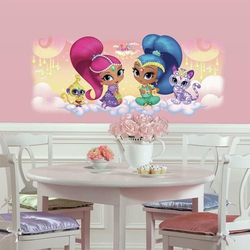Shimmer and Shine Burst Peel and Stick Giant Wall Decals