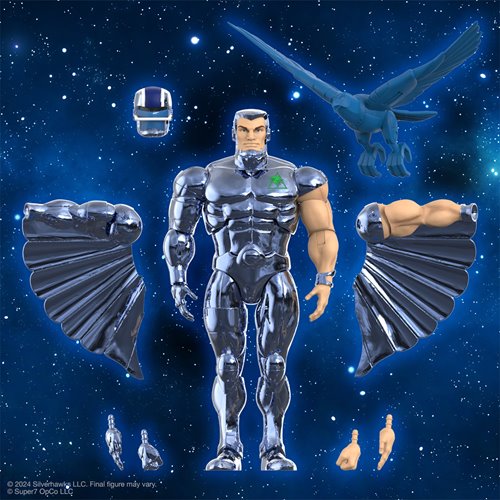 SilverHawks Ultimates Steelwill (Vac-Metal Toy Version) 7-Inch Action Figure