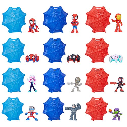 Spidey and His Amazing Friends Webs Up 2 1/2-Inch Mini-Figures Wave 1 Case of 12
