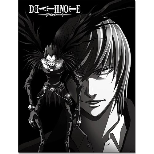 Death Note Light and Ryuk Throw Blanket