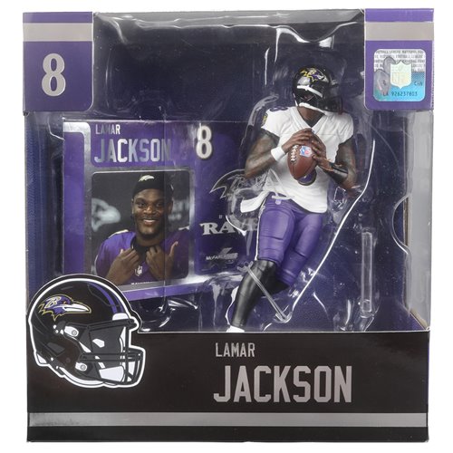 NFL SportsPicks 2024 Wave 2 Baltimore Ravens Lamar Jackson 7-Inch Scale Posed Figure