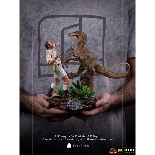 Jurassic Park Clever Girl Deluxe Art 1:10 Scale Statue