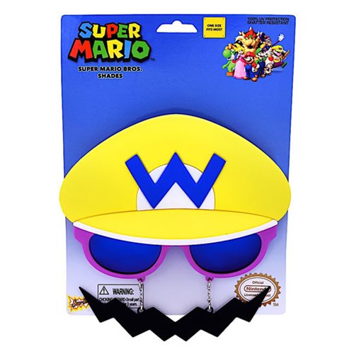 Super Mario Bros. Yellow Wario Sun-Staches