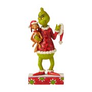 Dr. Seuss The Grinch Holding Max Under Arm Statue by Jim Shore