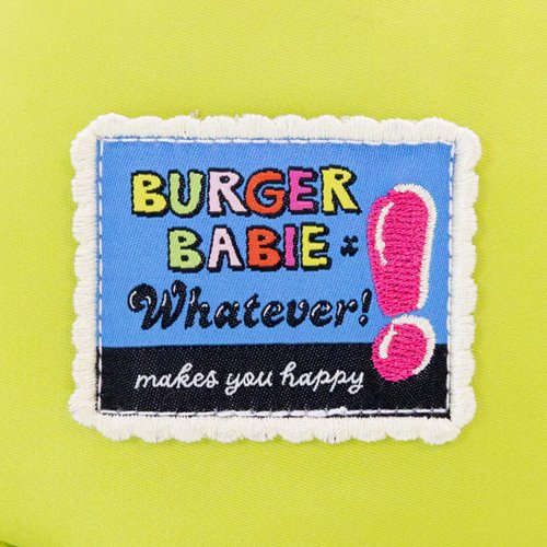 Burger Babie Padded Nylon Mini Crossbody Bag with Strap