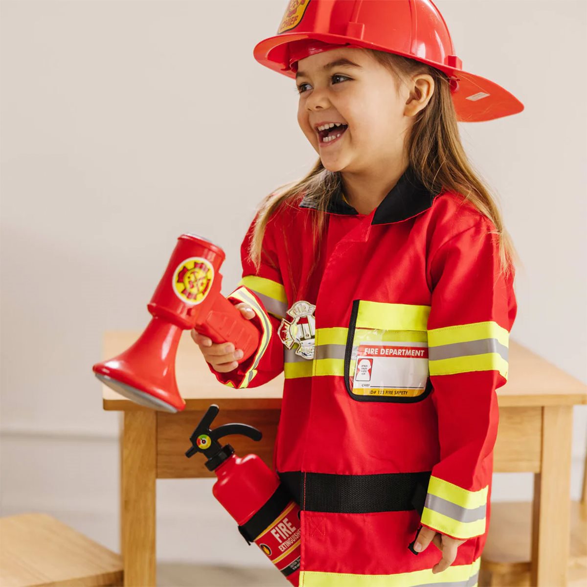 Melissa & Doug Set Gioco Di Ruolo Capo Dei Pompieri – Costume Completo Per Bambini 3+