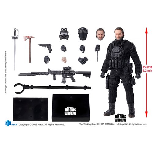 The Walking Dead: The Ones Who Lived Rick Grimes Exquisite Super Series 1:12 Scale Action Figure - P