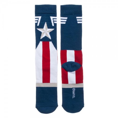 Captain America Suit-Up Crew Socks