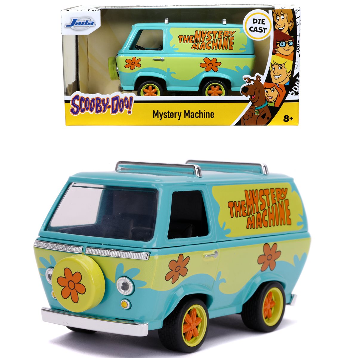 Scooby-Doo - Jada - 1:24 scale die-cast Mystery Machine with Shaggy &  Scooby-Doo