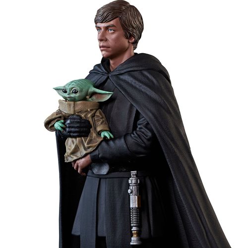 Star Wars The Mandalorian Luke Skywalker and Grogu Premier Collection 1:7 Scale Statue