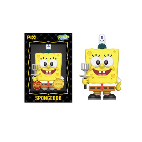 SpongeBob SquarePants with Krabby Patty Pix! Vinyl Figure - 2026 Convention Exclusive