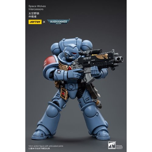 Joy Toy Warhammer 40,000 Space Wolves Intercessors 1:18 Scale Action Figure
