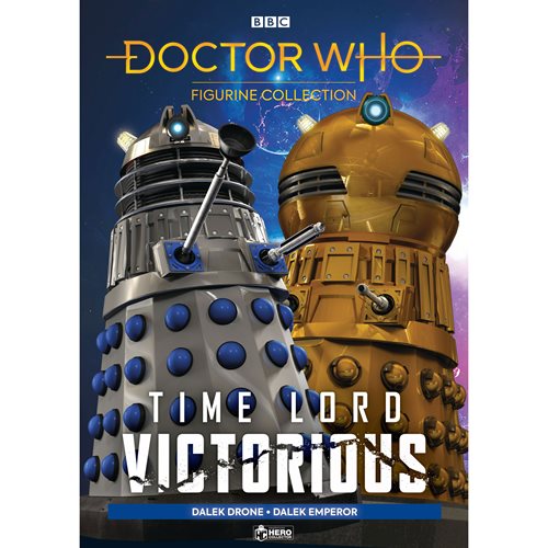 Doctor Who Collection Time Lord Victorious Dalek Drone and Emperor Figurine Set #1