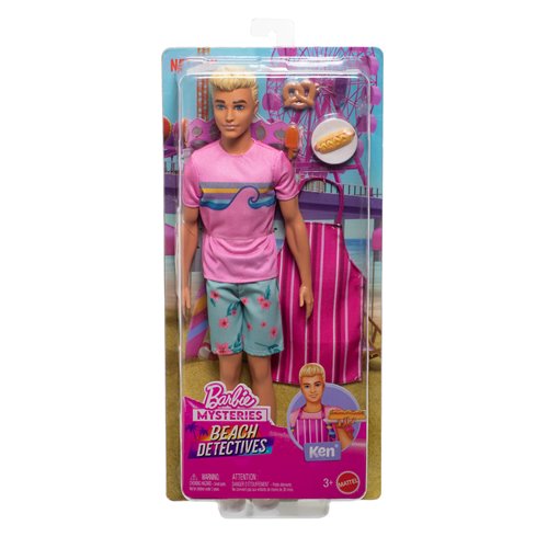 Barbie Mysteries: Beach Detectives Ken Doll
